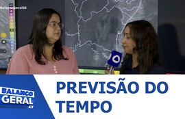 Previsão de ventos moderados e chuvas fracas para Sergipe