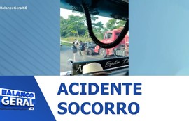 Acidente grave entre caminhões e carro deixa um morto na BR-235 em Socorro