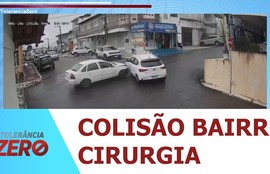 Dois acidentes são registrados no mesmo cruzamento no Bairro Cirurgia