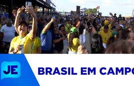 Torcedores do Brasil se reúnem em clima de festa no Arraiá do Povo na Capital