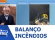 Dois incêndios foram registrados hoje dentro do estado