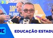 Governador anuncia homologação de concurso do magistério em reinauguração de unidade de ensino