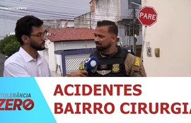 Sequência de acidentes em cruzamento assusta moradores do Bairro Cirurgia