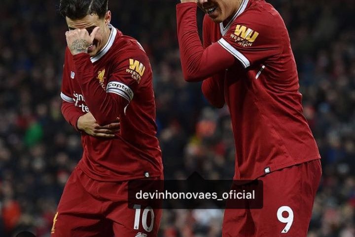 Jogador do Liverpool comemora gol com música de Devinho Novaes