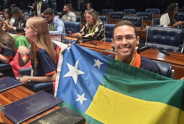 Estudantes da rede estadual já podem se inscrever no Jovem Senador 2026