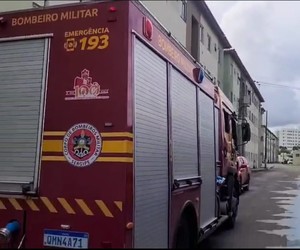 Panela esquecida no fogão provoca princípio de incêndio em condomínio de Aracaju