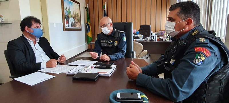 Polícia Militar e Federação Sergipana avaliam protocolo de retorno do futebol no estado