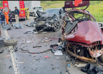 Quatro pessoas morrem em grave acidente na BR-235, em Areia Branca