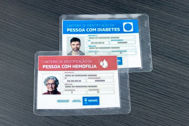 Plataforma para emissão de carteiras de identificação de pessoas com diabetes e hemofilia é lançada em Sergipe