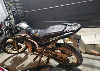Moto com placa adulterada é apreendida durante patrulhamento em Itabaianinha