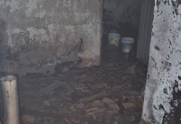 Incêndio atinge e destrói casa em Areia Branca