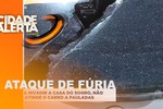 Genro tenta invadir a casa do sogro e atinge o carro a pauladas no bairro Lamarão