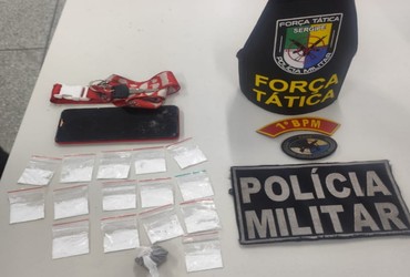 Suspeito de tráfico e roubo de veículo é preso no Bairro 17 de Março