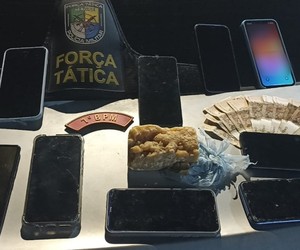 Suspeito de tráfico de drogas é preso no bairro Santa Maria