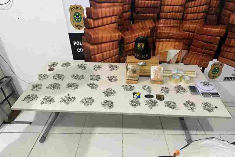 Mulher é resgatada de cárcere privado e quase nove quilos de maconha são apreendidos em Aracaju