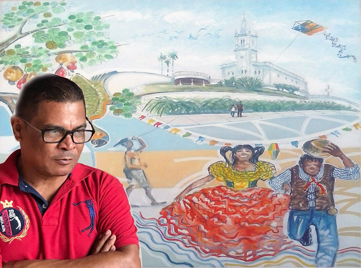 Artista plástico Edidelson Silva apresenta exposição ‘Humanos e Urbanos Aracajuanos’