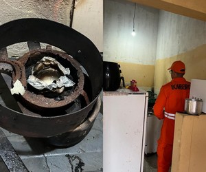 Mulher fica ferida após explosão com fogareiro em incêndio residencial em Aracaju