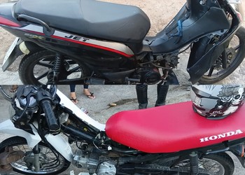 Colisão entre motocicleta e ciclomotor deixa três feridos na Rodovia dos Náufragos