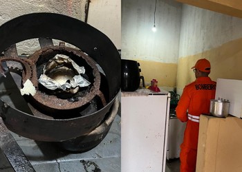 Mulher fica ferida após explosão com fogareiro em incêndio residencial em Aracaju