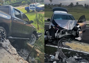 Motoristas ficam feridos em dois acidentes registrados na rodovia SE-100