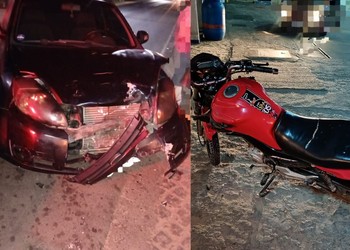 Motociclista fica ferido após colisão frontal na SE-265, em Itaporanga d’Ajuda