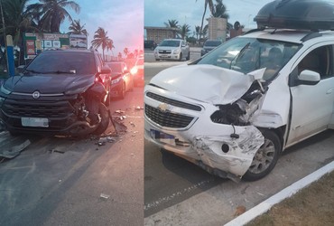 Motorista foge após acidente envolvendo três veículos na rodovia SE-100, em Aracaju