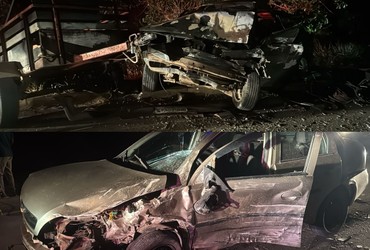 Colisão frontal deixa três pessoas feridas na rodovia SE-464, em São Cristóvão