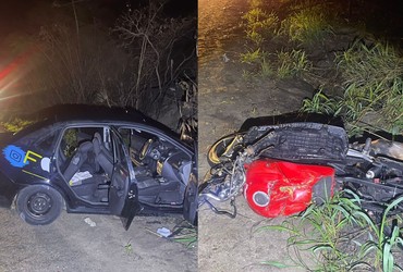 Colisão frontal deixa um morto e três feridos na SE-431 entre Maruim e Rosário do Catete