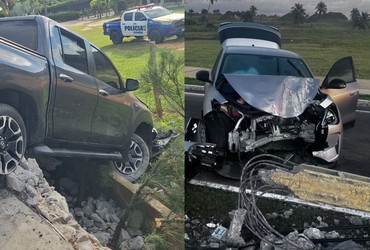Motoristas ficam feridos em dois acidentes registrados na rodovia SE-100
