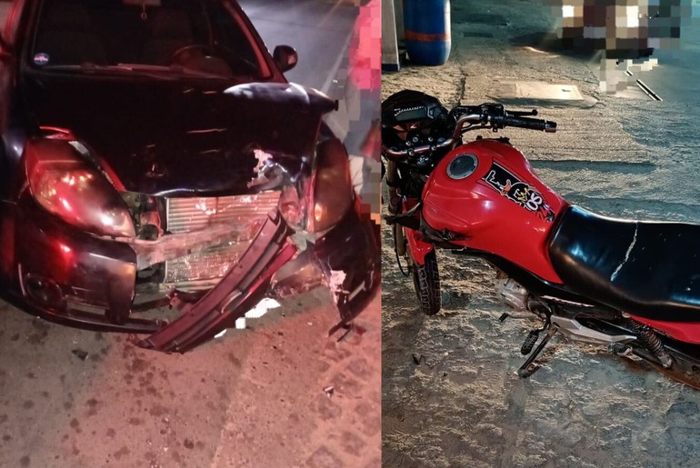 Motociclista fica ferido após colisão frontal na SE-265, em Itaporanga d’Ajuda