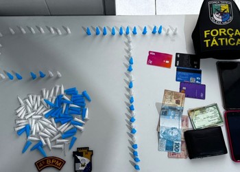 Dois homens são presos por tráfico de drogas no município sergipano de Monte Alegre