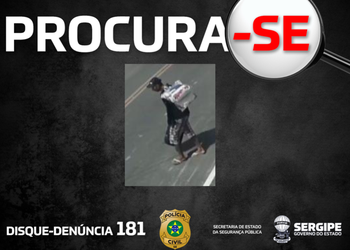 Polícia divulga imagem de suspeito de furtar residência em Socorro