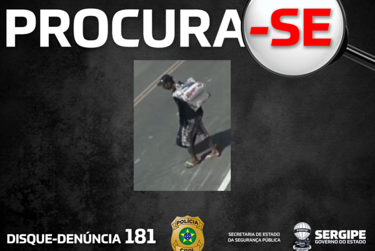 Polícia divulga imagem de suspeito de furtar residência em Socorro