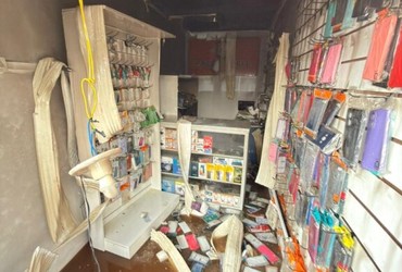 Incêndio atinge loja de eletrônicos em galeria comercial no Centro de Aracaju