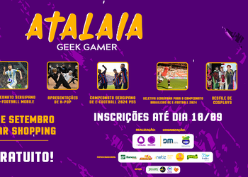 Atalaia Geek Gamer 2024 promete movimentar Aracaju com três dias de muita cultura pop e games