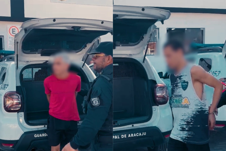 [VÍDEO] Dupla suspeita de arrastar mulher com carro durante assalto em Aracaju é presa