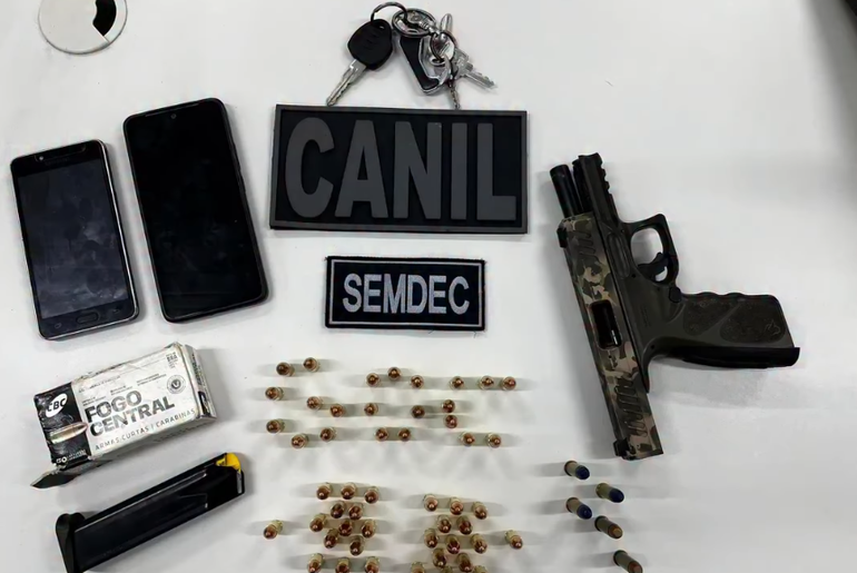 Presidiário beneficiado com saída temporária do Dia dos Pais é preso armado em Aracaju