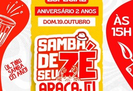 Samba de Seu Zé celebra dois anos com edição especial beneficente em Aracaju