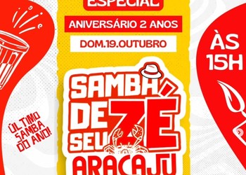 Samba de Seu Zé celebra dois anos com edição especial beneficente em Aracaju