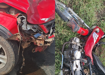 Motociclista morre em colisão com carro na SE-230, em Canindé de São Francisco