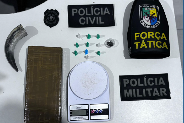 Homem é preso por tentativa de homicídio e tráfico de drogas em Canindé de São Francisco