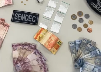 Homem é preso suspeito de tráfico de drogas no Centro de Aracaju