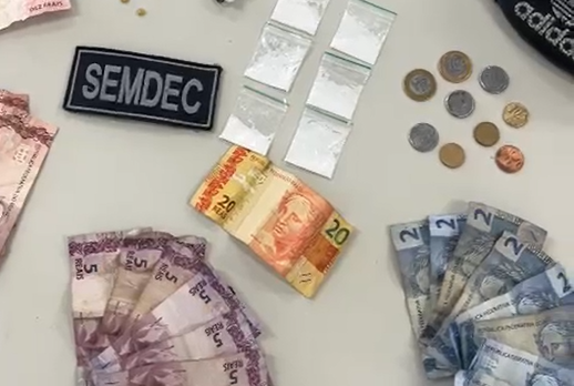 Homem é preso suspeito de tráfico de drogas no Centro de Aracaju