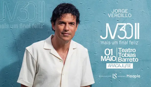 Jorge Vercillo traz turnê comemorativa de 30 anos para Aracaju