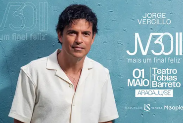Jorge Vercillo traz turnê comemorativa de 30 anos para Aracaju