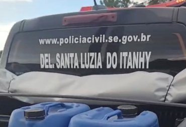 50 litros de combustível armazenado irregularmente são apreendidos em Santa Luzia do Itanhy