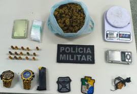 Polícia apreende drogas e munições durante ação em Nossa Senhora do Socorro