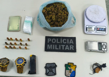 Polícia apreende drogas e munições durante ação em Nossa Senhora do Socorro
