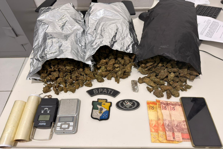Homem é preso com mais de 2Kg de maconha durante ação policial em Capela