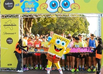 Cidade de Aracaju recebe pela primeira vez a Corrida do Bob Esponja
